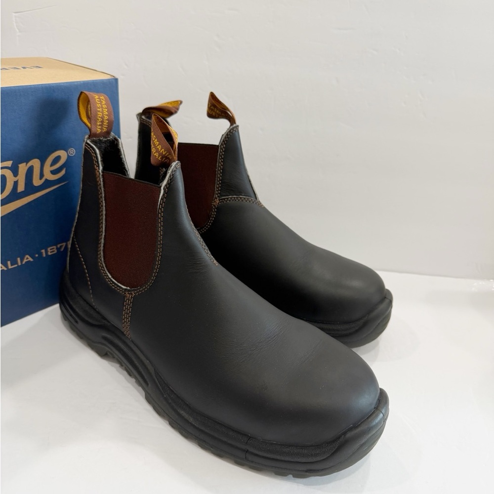 Blundstone 172 Men’s Safety Toe Chelsea Leather Boots